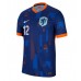 Camisa de Futebol Holanda Jeremie Frimpong #12 Equipamento Secundário Europeu 2024 Manga Curta